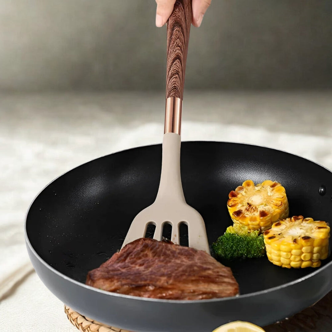 Luxe Silicone Cooking Utensils 10 Pcs Set