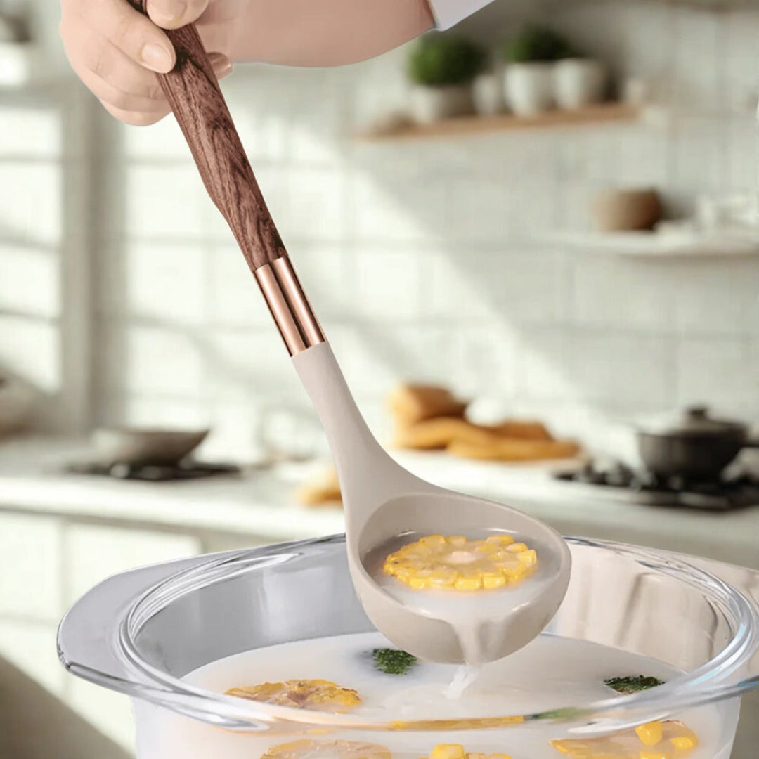 Luxe Silicone Cooking Utensils 10 Pcs Set